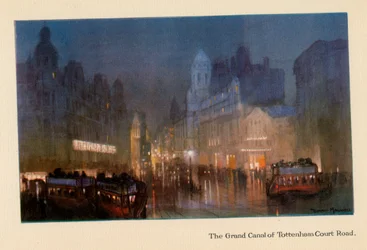 The Grand Canal of Tottenham Court Road, from 